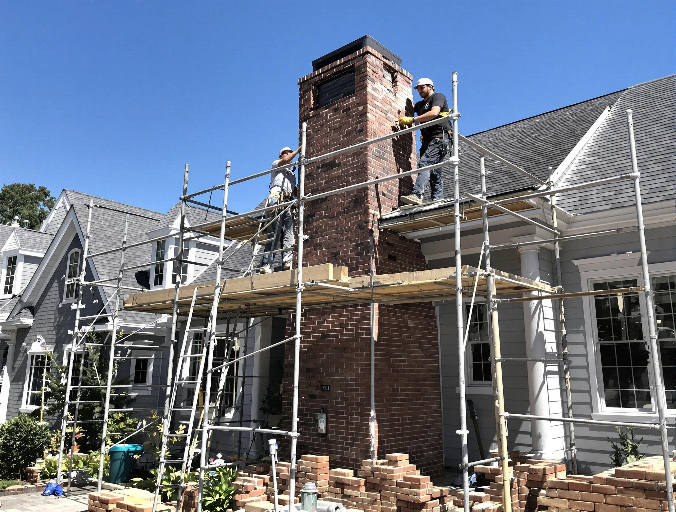 Chimney Rebuilding in City of Orange